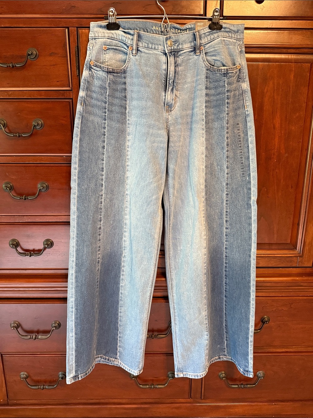 American Eagle Dreamy Drape Ultra Wide Leg Low Rise, 10 Long NWT